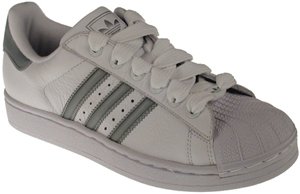 adidas Basketball Shoes-Adidas Womens Superstar 2 W White/Metalic Silver Casual shoe-Womens adidas Basketball Shoes-Womens Basketball Shoes