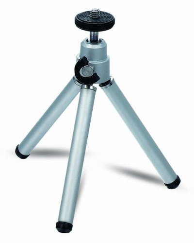 Maximal Power Tripod MT2103 6-Inch Aluminum Mini Tripod (Silver)