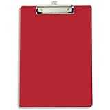 Officemate Recycled Clipboard, Red, 1 Clipboard (83043)