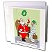 Rich Diesslins Cartoon Days of Christmas TCDC - Dale Hunts Man Asks Santa for a Job - Greeting Cards-12 Greeting Cards with envelopes