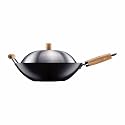 Bodum - K0812-01 - Wok en Acier - Couvercle en Aluminium - Diam&egrave;tre: 35 cm