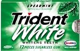 Trident White Spearmint Sugarless Gum - 12 X 12 Pack