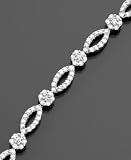 14k White Gold Diamond Bracelet (2 ct. t.w.)
