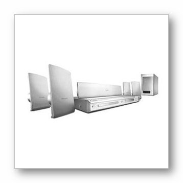 Electronics: Philips HTS3440 DivX Ultra DVD Home Theater System    HTS3440/37 