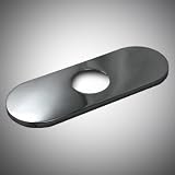 Buy 4 Bathroom Vessel Sink Faucet Hole Cover Deck Plate Escutcheon, Chrome by GHFaucet