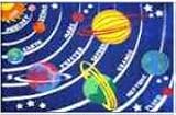 Kids Educational Solar System Rug (5'3 x 7'6)