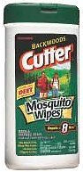 Cutter Backwoods 23% DEET Mosquito Wipes, 20 Count
