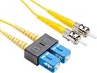Fiber Optic Cable, SC/ST, Single Mode, Duplex - 1 meter (9/125 Type)