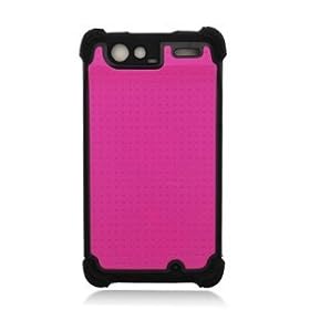 Motorola Droid Razr XT912 Pink/Black Hybrid 3 in 1 case: Cell Phones &amp; Accessories