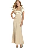 Alex Evenings Dress, Sleeveless Satin Bodice Gown with Satin Jacket