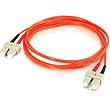 New Cables To Go Fiber Optic Duplex Patch Cable - (Plenum) - SC Male - SC Male - 6.56ft - Orange