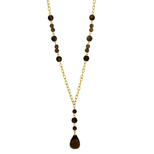 Click here for 18K Gold Yellow Smoky Quartz Necklace prices
