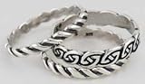 Celtic Ring Set Size 7