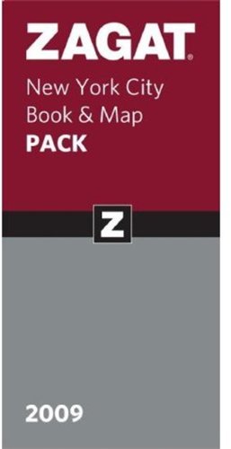 2009 New York City Book & Map Pack: New York City Restaurants 2009, Map (ZAGAT Guides)