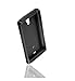 Worldshopping Black X Line X-Shape Rubber Skin Soft TPU Gel Case Cover For Sony Ericsson LT30P Xperia T + Free Accessory