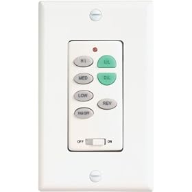 Emerson SW116 3-Speed, Reversing & Up/Downlight Dimming Wall