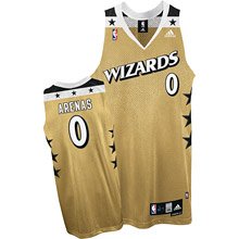 Washington Wizards Gilbert Arenas #0 Kids/ Toddler Gold Swingman Jersey