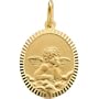14K Yellow Gold Angel Pendant