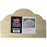 Scalloped Edge Unfinished Wood Plaque
