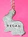 Christy Robinson Mini Vegan Bunny Pendant Necklace