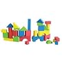 Educolor Foam Blocks, 80 Pieces