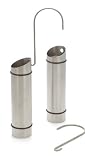 Produkt-Bild: Sch&ouml;ne Edelstahl Luftbefeuchter 2 St&uuml;ck (1 Packung) / Wasserverdunster / Raum Befeuchter f&uuml;r Kamin, Heizung + mehr, 65728
