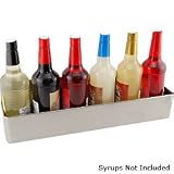 Ice Cream Syrup Bottle Organizer - Stainless Steel: 22