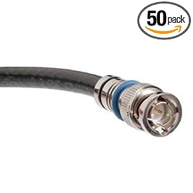 Paladin Tools 9731 SealTite BNC Compression Connectors, for RG59 Quad, 50-Pack by Paladin Tools