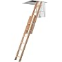 Abru Timber 2 Section Sliding Loft Ladder
