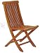 1 Outdoor Teak Folding Side Chairs