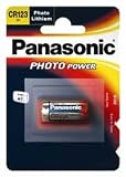 CR123 Battery - Panasonic Photo Power, Lithium, 3V