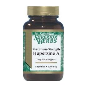 Swanson Herbs Max-str Huperzine A (200mcg, 30 Capsules)