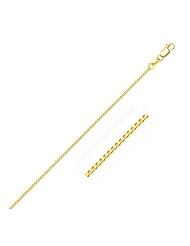 1.0mm 10K Yellow Gold Classic Box Chain