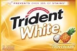 Trident White Cool Colada Chewing Gum 36-12 Packs