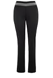 Avenue Plus Size Colorblock Straight Leg Active Pant