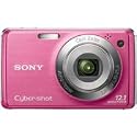 Sony Cybershot DSC-W220 12MP Digital Camera with 4x Optical Zoom with Super Steady Shot Image Stabilization (Light Pink)