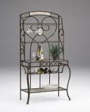 Brookside Fossil Stone Bakers Rack