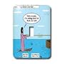 Rich Diesslins Funny Cartoon Gospel Cartoons - Jesus - Water Skiing - Light Switch Covers - single toggle switch