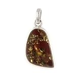Amber Pendant set in .925 Sterling Silver