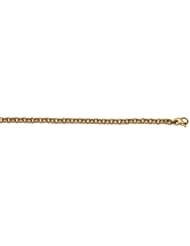 14KT Yellow Solid Rollo 4.3mm Bracelets Length = 24