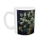 Daffodils, Ice Follies and Tulips, Diana in a brown jug (pastel) by Karen Armitage - Mug - Standard Size