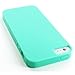 Thousand Eight(TM) For Apple iPhone 4 4S TPU Wrap Up Skin Case Cover w/ Built in Screen Protector + [FREE Touch Screen Stylus](Fashion wrap up Teal) (green) (green 11)