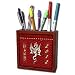 Beverly Turner Design - Gold Dragon, Happy New Year in Chinese, 2012 - Tile Pen Holders-5 inch tile pen holder