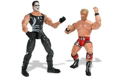 Childrens Toyshop  Toys : TNA 2 pack Sting Vs Jeff Jarrett