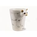 Orientalisch Kurzhaar handgemachte Kaffeetasse (10cm x 8cm)