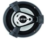 Audiopipe 6 200 Watt 3-Way White Coaxial Car Speaker