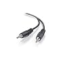 Cables To Go 40415 3.5mm Stereo Audio Cable M/M (25 Feet, Black)