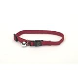 New Earth Soy Breakaway Cat Collar, .375-Inch, Cranberry