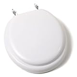 Buy Comfort Seats C1B5R2-00CH Deluxe Soft Toilet Seat with Wood Cores and Chrome... by Comfort Seats