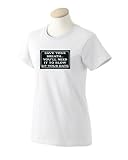 SAVE YOUR BREATH..YOU'LL NEED IT TO BLOW UP YOUR DATE Ladies T-Shirt Pink Large